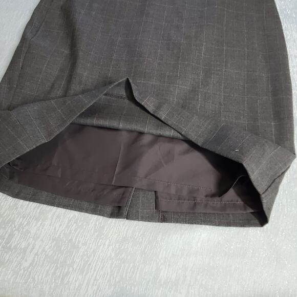 Ann Taylor women's plaid skirt suit skirt 4P Academia Dog Show suit Classic - Picture 5 of 10